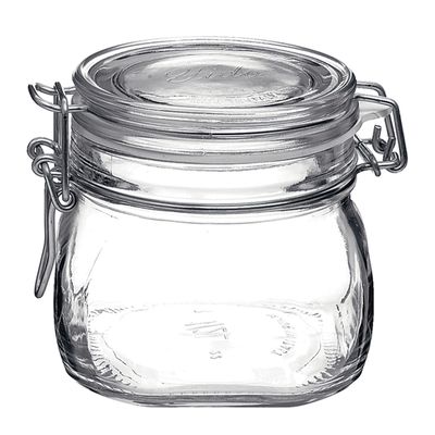 CROCKERI Glass Jars With Cork Lid (Pack Of 3), Unique Mason Jar, Storage  Jars For Kitchen, Daily Use, Crystal Clear Glass Jar.