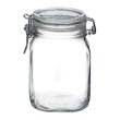 JAR GLASS WITH CLEAR LID 0.12-1.11LT, BORMIOLI FIDO