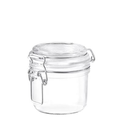 JAR GLASS WITH CLEAR LID 0.12-1.11LT, BORMIOLI FIDO