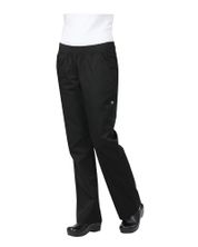 PANTS BLK SLIM L/WEIGHT WOMENS MED