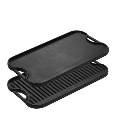 GRILL REVERSABLE C/IRON 51X27X2CM, LODGE