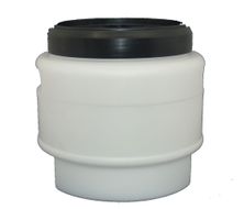 STORAGE DRUM ROUND 15LT W/SCREW LID