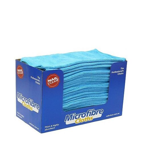 CLOTH MICROFIBRE BLUE 36X36CM 50CTN, NAB