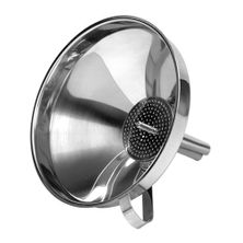 FUNNEL W/STRAINER 105MM 18/10