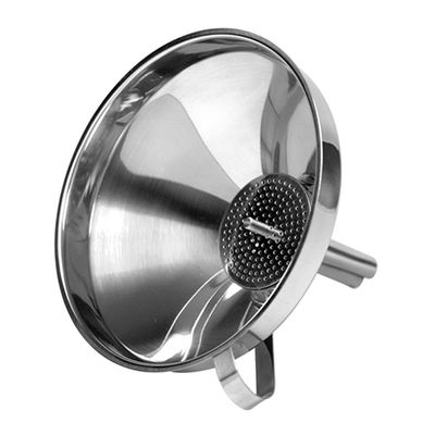 FUNNEL W/STRAINER 105MM 18/10