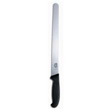 KNIFE SLICER RND 36CM BLACK, VICTORINOX