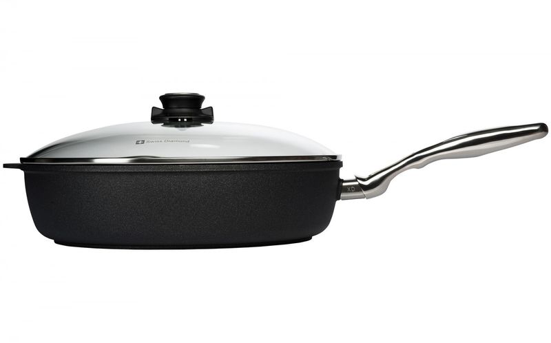 SAUTE PAN 32CM W/GLASS LID, XD CLASSIC