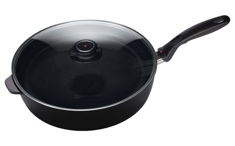 SAUTEPAN WITH LID, SWISS DIAMOND INDUCTION