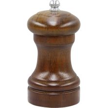 SALT/PEPPER MILL DARK WOOD CERAMIC GEAR