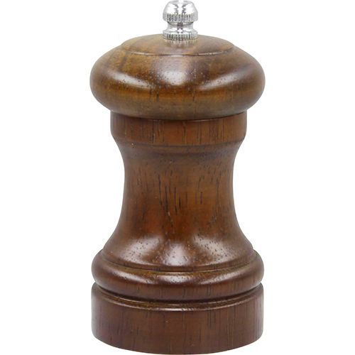 SALT/PEPPER MILL DARK WOOD CERAMIC GEAR