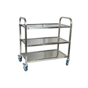 TROLLEY SS XHD SQ TUBE 850X450X900 3 SH