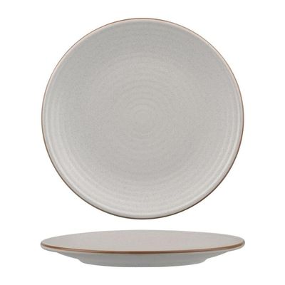 PLATE COUPE RIBBED MINERAL 210MM, ZUMA