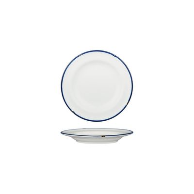 PLATE WHT/NVY 170MM, LUZERNE TINTIN