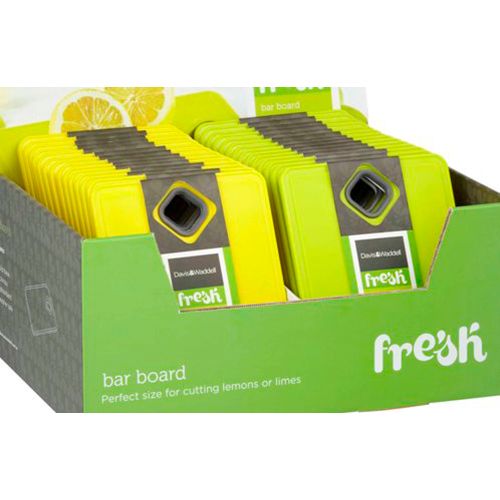 BAR BOARD YELLOW/GREEN 14X19CM,D&W FRESH