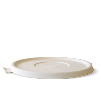 SOUP BOWL LID WHITE 24/32/40OZ, BIOPAK