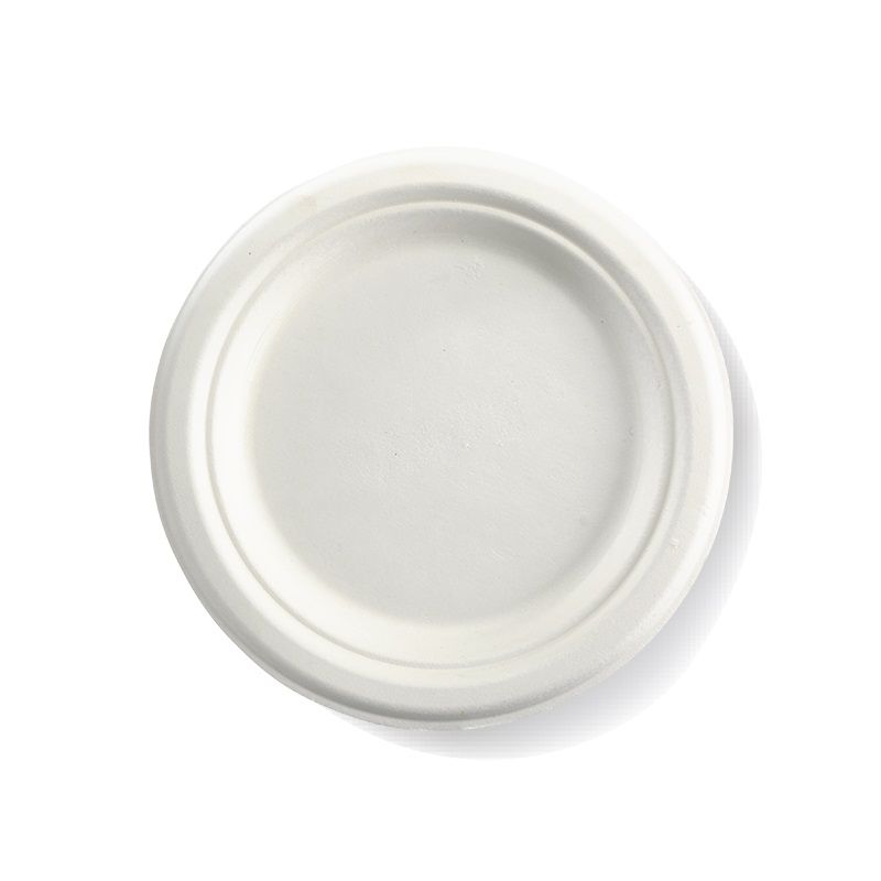 PLATE ROUND WHT 7IN 125PCES, BIOPAK