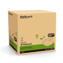 DINNER BOX BROWN, BIOBOARD 150CTN