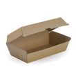 SNACK BOX LARGE BROWN, BIOPAK