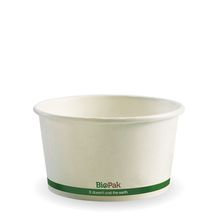 BOWL PAPER WHT 12OZ, BIOPAK 25PCES