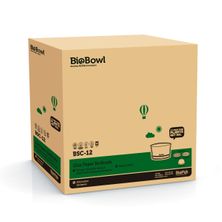 BOWL PAPER WHT 12OZ, BIOPAK 500CTN