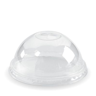 LID DOME 20MM X-SLOT 300-700ML CLEAR, BIOPAK