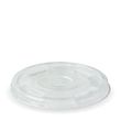 LID FLAT 300-700ML CLEAR, BIOPAK