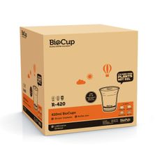 COLD CUP CLEAR 420ML, BIOPAK 1000CTN