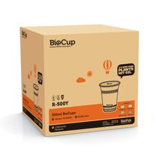 COLD CUP CLEAR 500ML, BIOPAK 1000CTN