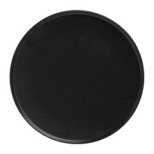 PLATE HIGH RIM BLACK 26.5CM, MW CAVIAR