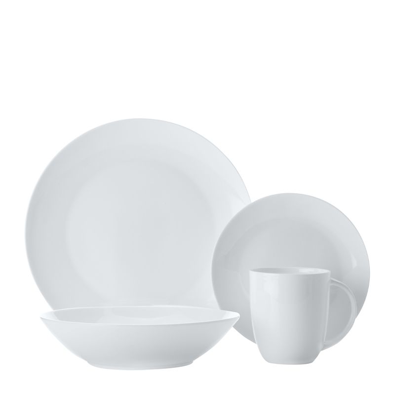 DINNER SET 16PCE COUPE, M&W CASHMERE