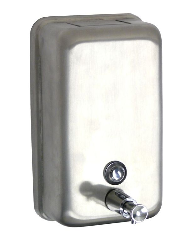 DISPENSER LIQ SOAP VERTICAL S/ST, NAB