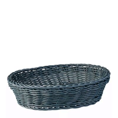 BASKET OVAL 235MM POLYPROP