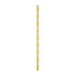 STRAW PAPER YELLOW/WHITE 200MM, 2500CTN