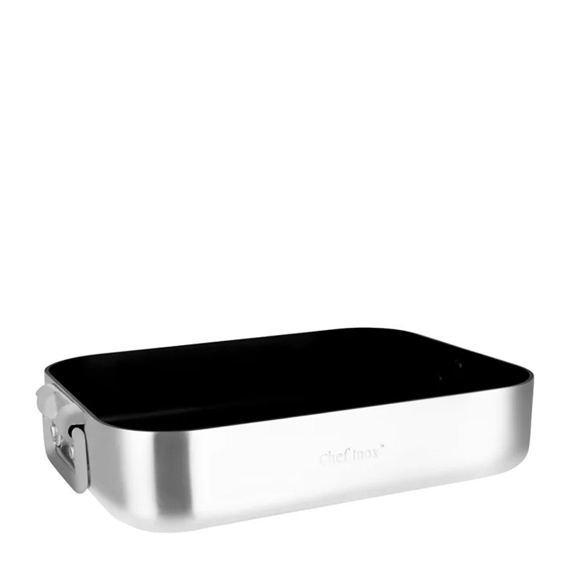 ROAST PAN 360X270X80MM N/ST, CI PROFILE