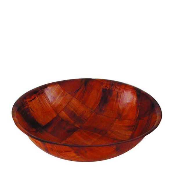 SALAD BOWL WOVEN WOOD ROUND 200MM
