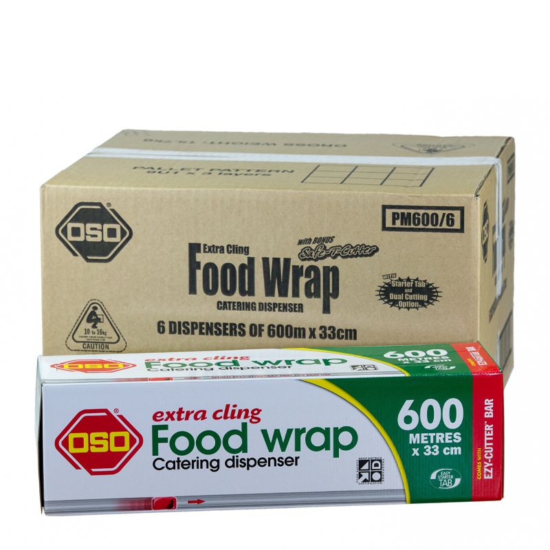 PVC FOOD WRAP, OSO 33CMX600MT 6CTN