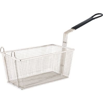 FRY BASKET RECT 375X138X150MM CHROME