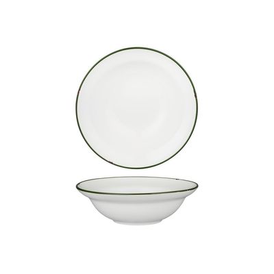 BOWL WHT/GRN 190MM, LUZERNE TINTIN