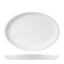 PLATE OVAL FLARED 190MM/3218, WHT/ALBUM