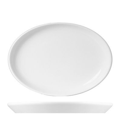 PLATE OVAL FLARED 190MM/3218, WHT/ALBUM