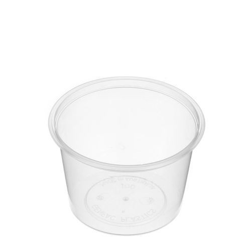 ROUND CONTAINERS 100ML 75X40MM 50PK