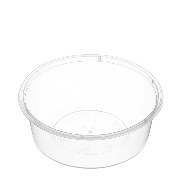 ROUND CONTAINERS 280ML 117X40MM 50PK