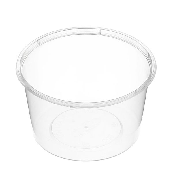 ROUND CONTAINERS 500ML 117X64MM 50PK