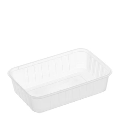 RIBBED FREEZER GRADE NATURAL CONTAINER, GENFAC