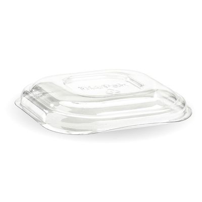 LID SQUARE 280/480/630ML PET, BIOPAK