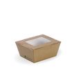 LUNCH BOX SMALL WITH WINDOW BIOBOARD, BIOPAK