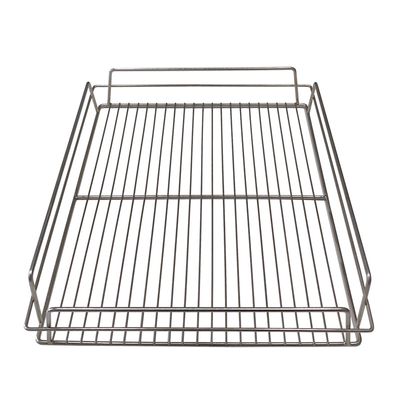 GLASS BASKET 430X355MM PLATED