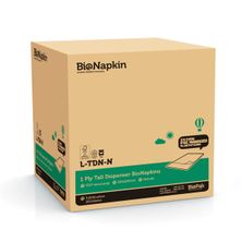 DISPENSER NAPKIN BRN 1PLY E-FOLD, 5000CT