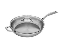 SAUTE PAN W/LID 32CM/4.8LT PREMIUM STEEL