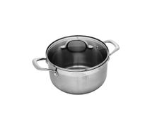 CASSEROLE W/LID 20CM/4LT PREMIUM STEEL